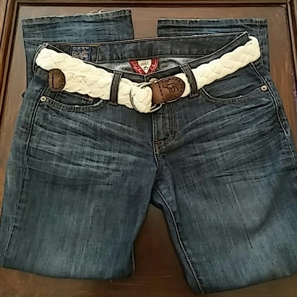 Lucky Brand blue jeans.  Regular Insean. Size 4. - Picture 1 of 5
